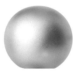 Kugelknopf DIN 319 Form C   Edelstahl matt   Durchmesser 16mm    Gewinde M4, Produktphoto
