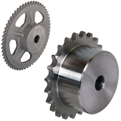Kettenräder KRS, Stahl / Grauguss, mit Nabe, 06 B-1, Produktphoto