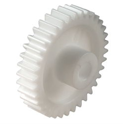Stirnzahnräder aus Polyacetal Modul 0,7, Produktphoto